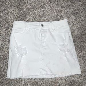 Cute white Hollister short white skirt